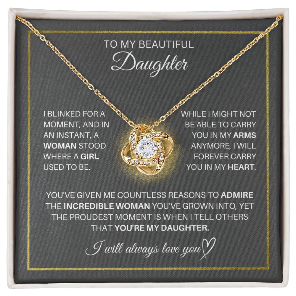 To My Beautiful Daughter, I Will Always Love You