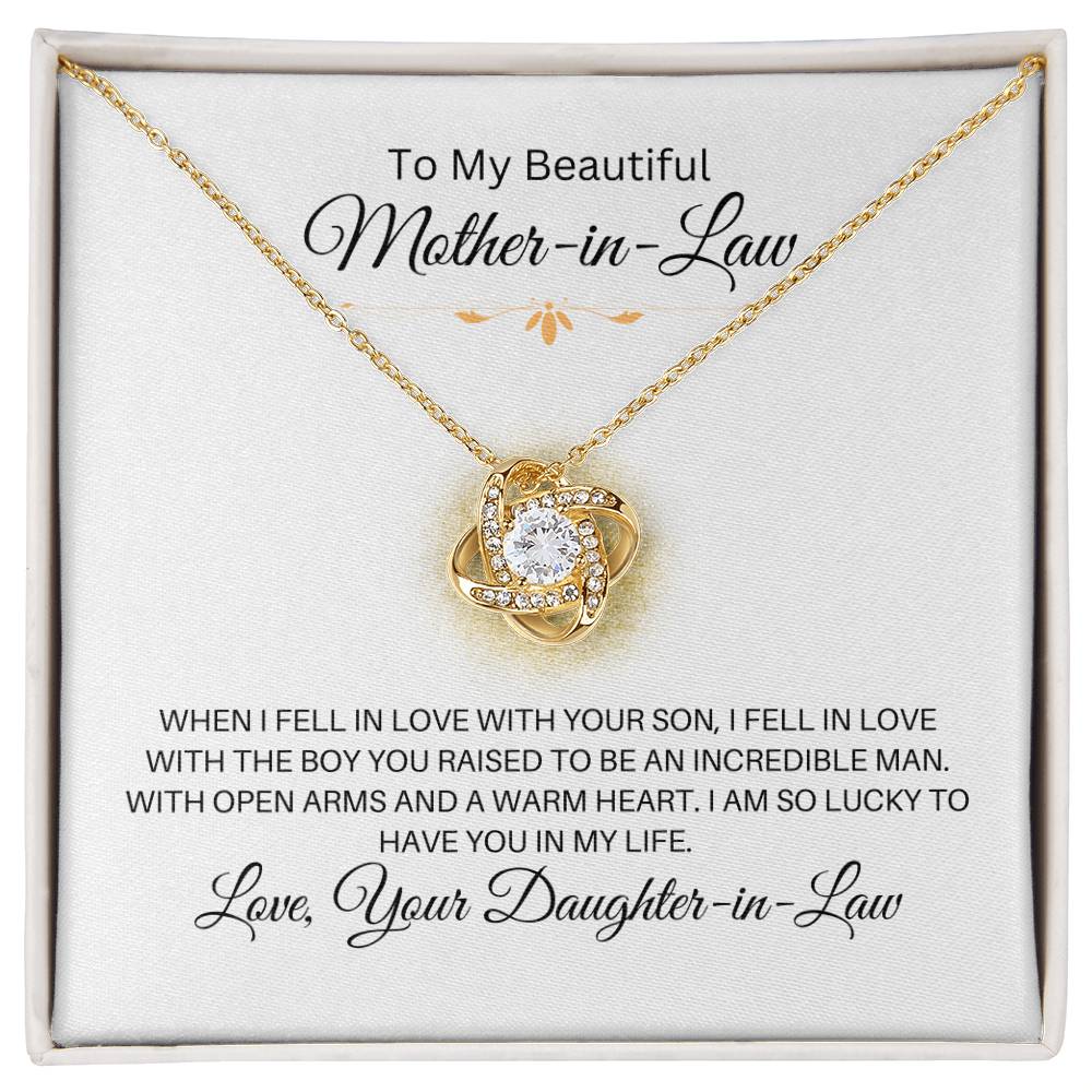To My Mother In Law Love, Your Daughter in Law
