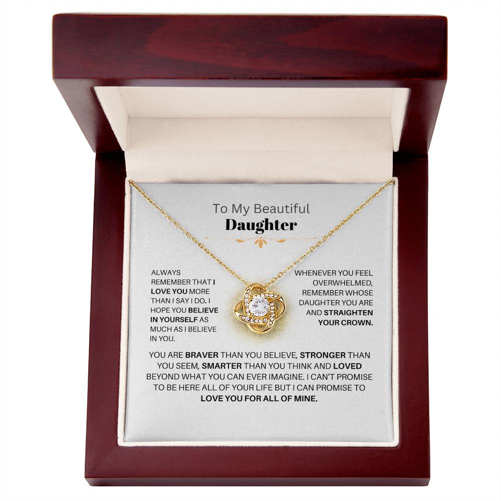 {PERSONALIZED} To My Beautiful {Daughter} You Are Braver Than You Believe - Love {Parent}