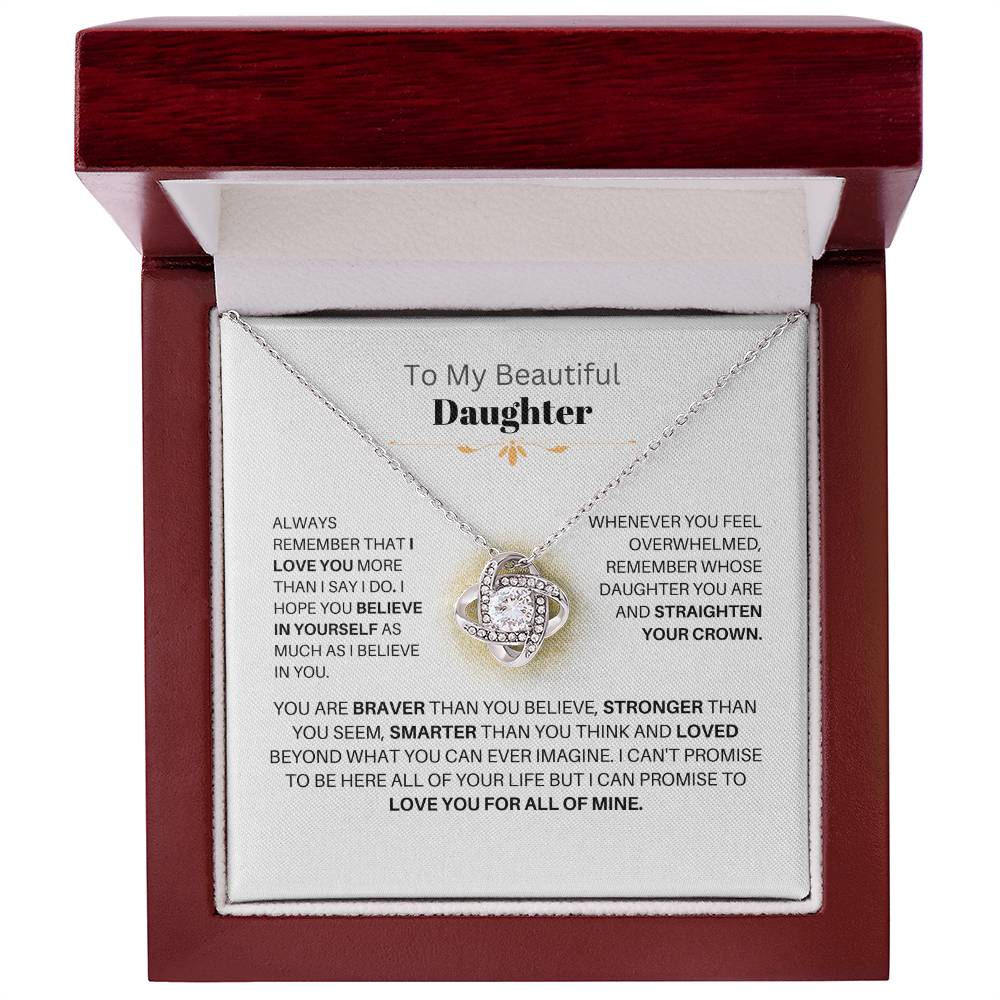 {PERSONALIZED} To My Beautiful {Daughter} You Are Braver Than You Believe - Love {Parent}