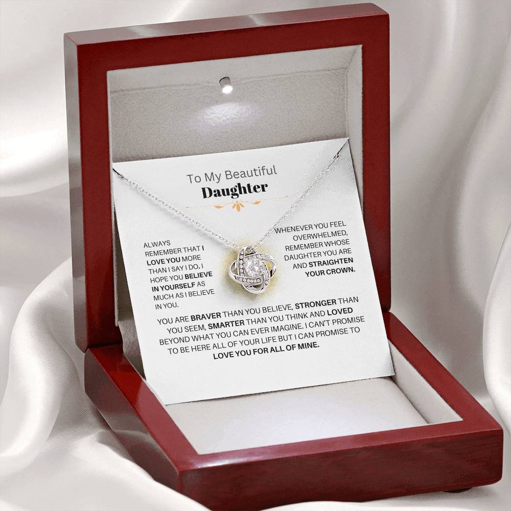 {PERSONALIZED} To My Beautiful {Daughter} You Are Braver Than You Believe - Love {Parent}