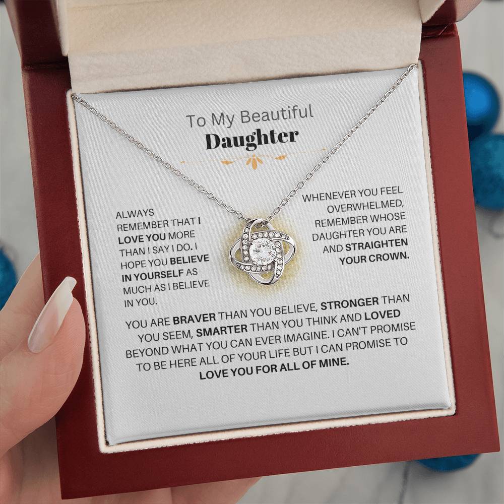 {PERSONALIZED} To My Beautiful {Daughter} You Are Braver Than You Believe - Love {Parent}
