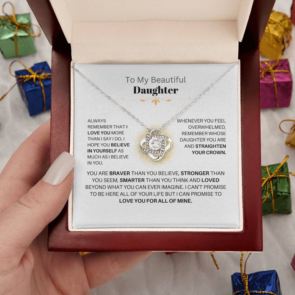{PERSONALIZED} To My Beautiful {Daughter} You Are Braver Than You Believe - Love {Parent}