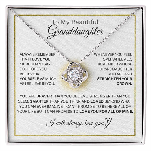 [ONLY 9 LEFT] To My Beautiful Granddaughter Always Remember that I LOVE YOU