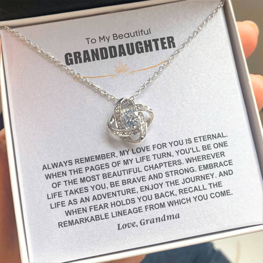 To My Beautiful Granddaughter - Love, Grandma