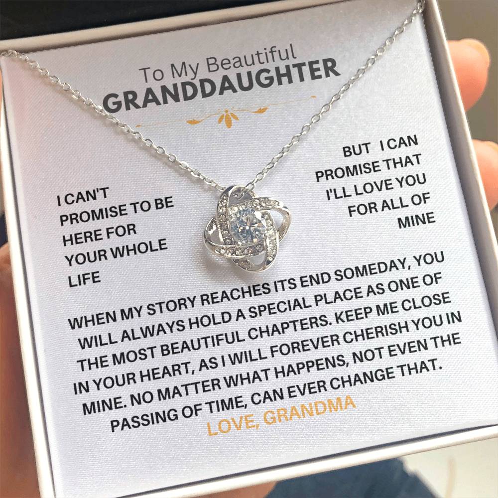 To My Beautiful Granddaughter - Love Grandma TKC91 – The Knot Company