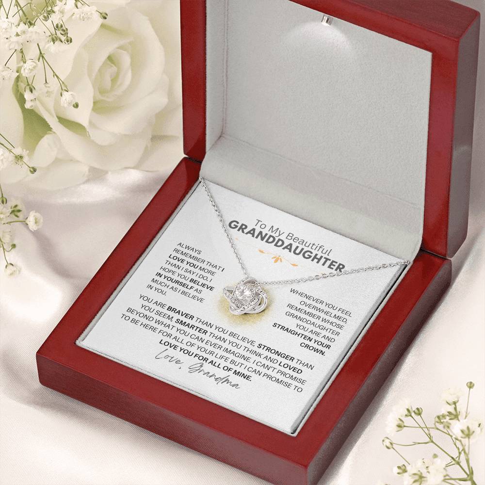 [ALMOST SOLD OUT] To My Beautiful Granddaughter You Are Braver Than You Believe - Love Grandma TKC96